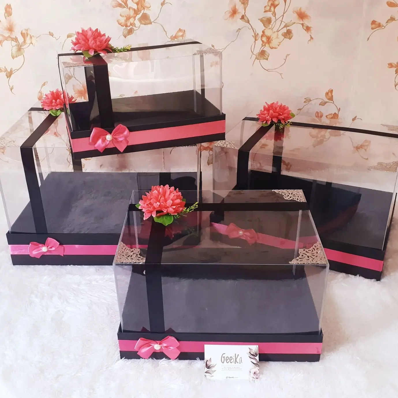 BIJIAN L Kotak Seserahan Box Hantaran Kotak Hantaran Box Seserahan Lamaran Pernikahan Ukuran 38x28x24 GeeiKa