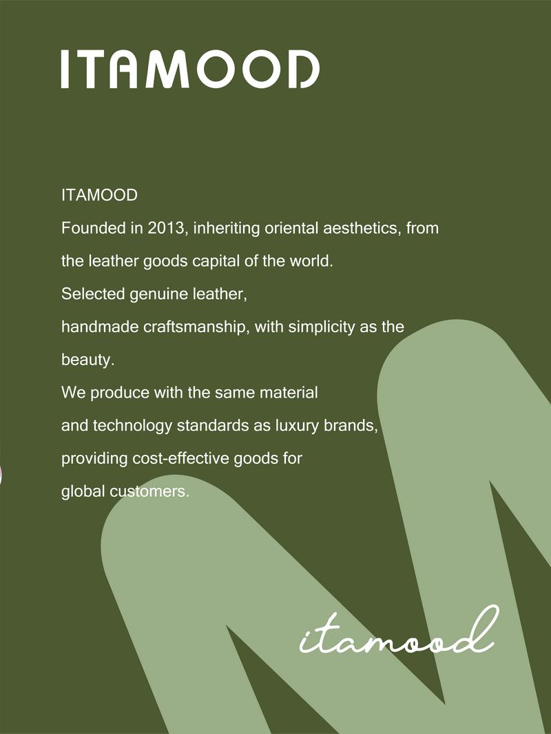 Product Introduction of ITAMOOD Genuine Leather Wallet Clutches Card Bag Integrated Anti Demagnetization Purse Short Women's Compact Zero Wallet 1