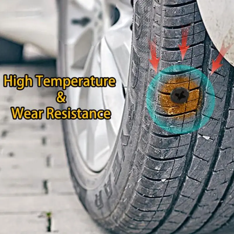 32 cái Đinh sửa lốp xe ô tô Đinh cao su Vít Vặn Công cụ nhanh 6