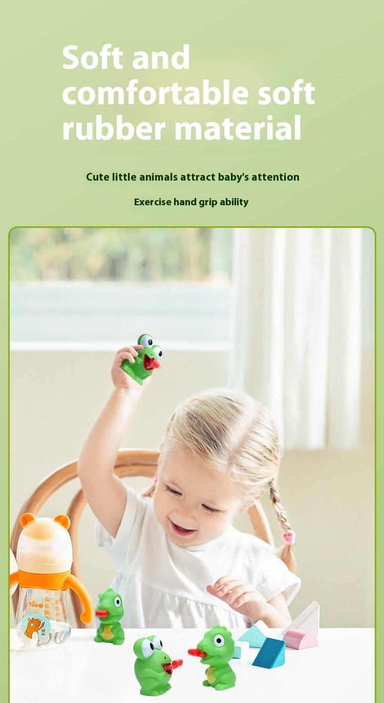 Product Introduction of Tongue sticking frog pinching fun decompression dinosaur creative funny bb sound rebound vent new unique decompression toy 2
