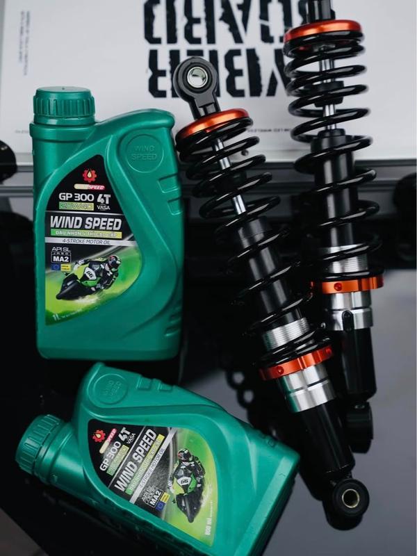 [COMBO] 2 NHỚT WINDSPEED GP300 - 800ML + CẶP PHUỘC VSS KBD DÀNH CHO XE SỐ