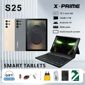[  MURAH READY STOCK ] [COD] Ready Stock Samsug X-PRIME Tablet murah 10.1 inch (16GB+1TB) PI3-S25 high-definition computer tablet learning, entertainment, office tablet android 15