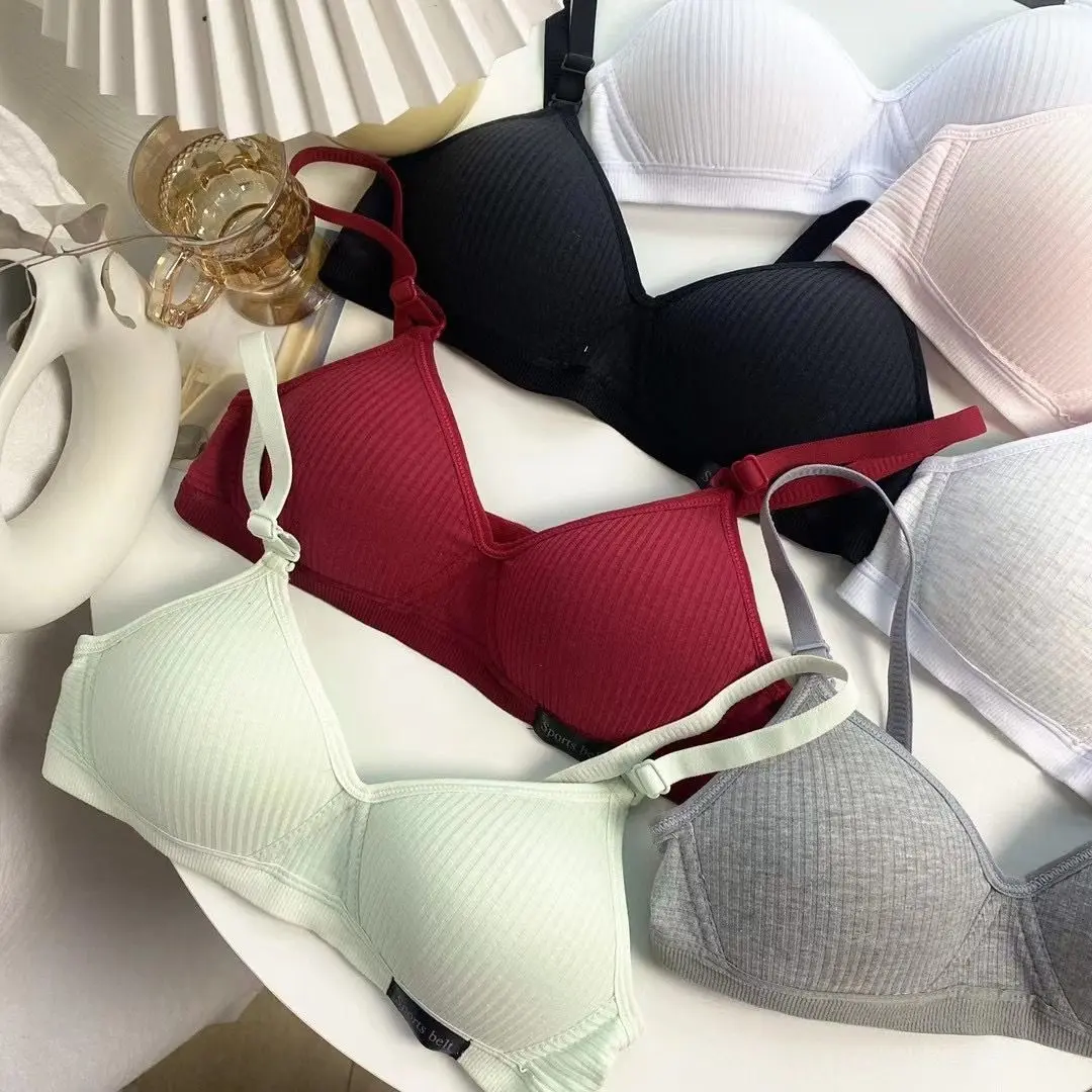Bra Latihan Pertama, untuk Gadis Muda, Sesuai untuk Sukan Remaja dan Gadis Pubertas, Bra Kecergasan Kanak-kanak Remaja, Baju Atasan Payudara Kecil Pakaian Outdoor
