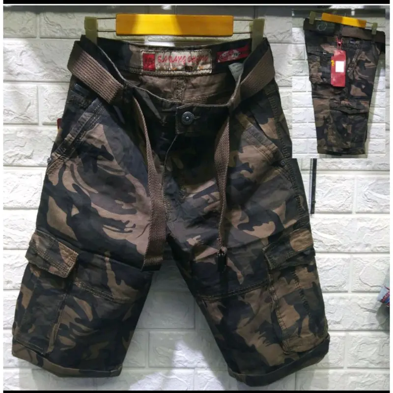 Celana pria/ celana cargo/ celana loreng pendek/ celana Katun / celana import 0