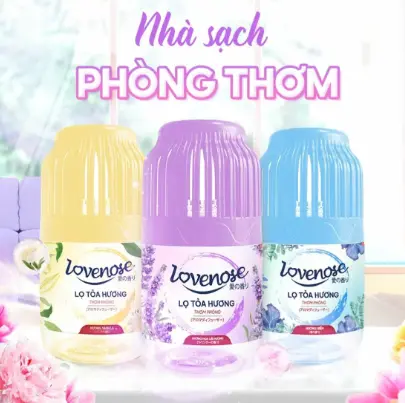 Lọ tỏa hương Lovenose Công thức mới, thanh lọc không khí , khử mùi phòng bếp , nhà vệ sinh , thơm phòng