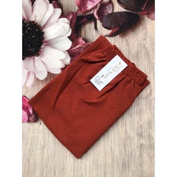 Quần Trung Niên Nữ Ống Suông Lưng Thun Tôn Dáng, Quần Dài Nữ Bigsize 7