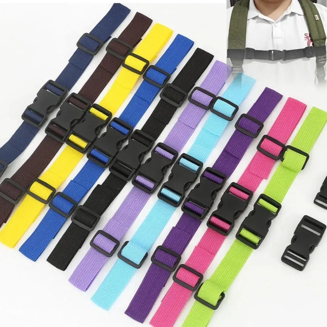 Backpack Chest Bag Strap Harness Adjustable Shoulder Strap For Bag Outdoor Camping Tactical Bags Straps Accessories For Backpack