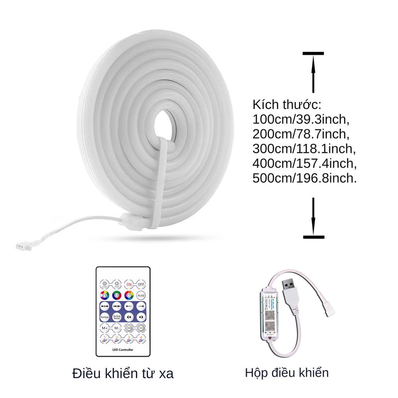 Product Introduction of Dây Đèn Led  5V Thay Đổi Màu Sắc Kèm Điều Khiển Bluetooth  Trang Trí Phòng Khách/ Phòng Ngủ đèn  bàn denled lighting đèn led denled  lighting mart dentrang  trinoel dây  led 220v neon day  led nhịp tim đèn led phát điện đèn  led uốn dẻo đèn  led flex 11