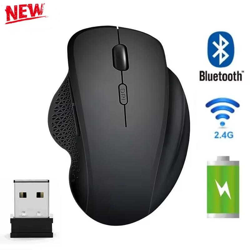 Wireless Mouse Ergonomic Computer Mouse PC Optical Mause wit - TikTok ...