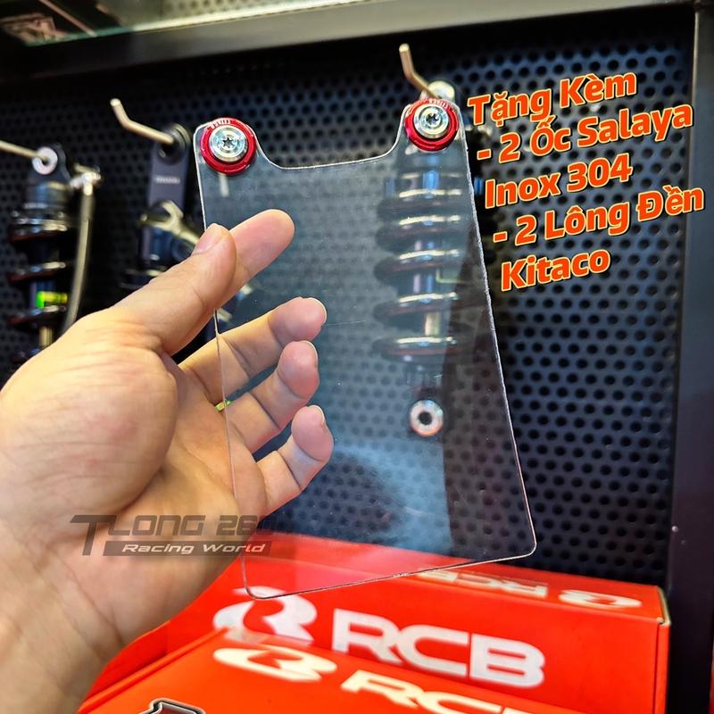  Mica Dẻo Che Phuộc Tang Kèm 2 Ốc Salaya  2 Lông Đền Kitaco Phụ Kiện Phụ Tùng Inox 