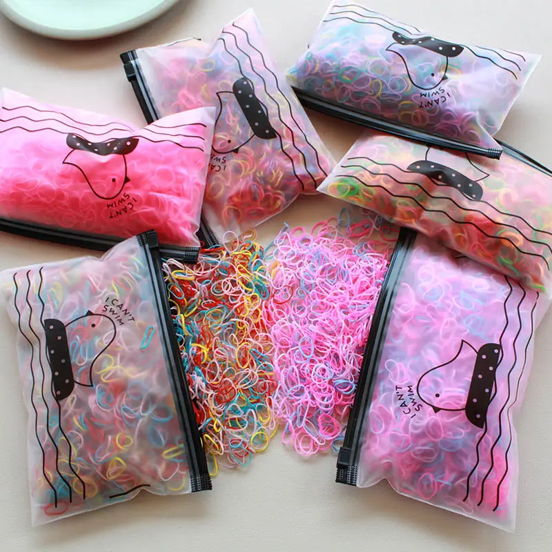 Karet Rambut Warna Warni Anak-Anak / Dewasa ( isi 1000pcs )