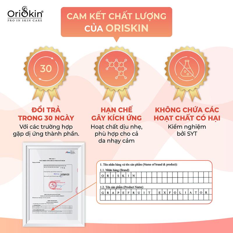 [ ORISKIN Bấm  Mua 2 Giảm 50% ] Grapefruit Exfoliator - Tẩy tế bào chết Bưởi Hồng Tây Ban Nha giúp lấy đi tế bào chết, dưỡng ẩm làn da mịn màng. 8