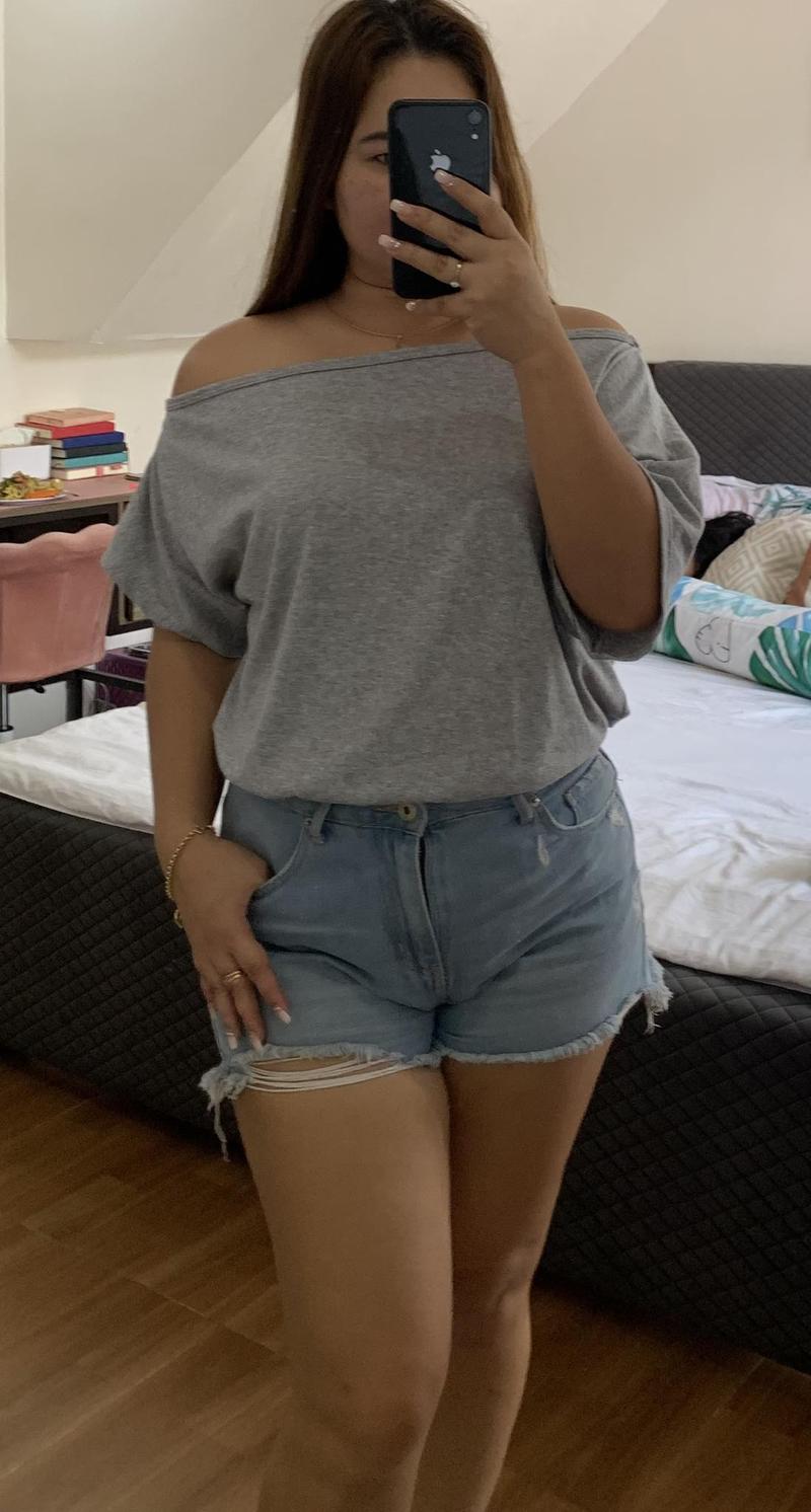 Product Introduction of Plus Size Korean Offshoulder Blouse Medium to 2xl 4