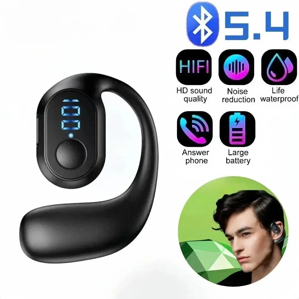 Tai Nghe Không Dây, KY2 PRO Mới, Dẫn Khí, Tai Nghe OWS, HiFi, Móc Tai, Thích Hợp Cho Âm Nhạc Và Thể Thao, Khử Tiếng Ồn, Tai Nghe, Tương Thích Với Tất Cả Điện Thoại Thông Minh Earphone