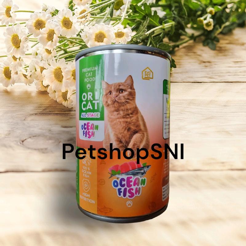 LIVE VIRAL (KALENG) ORICAT 400GRAM MAKANAN KUCING PREMIUM WET FOOD 4