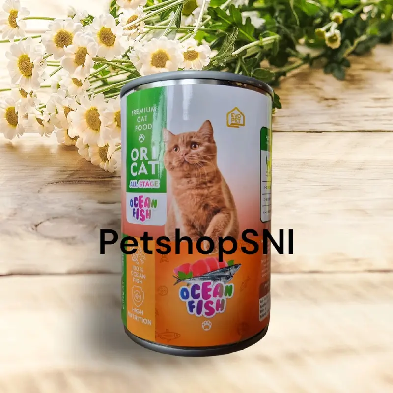 LIVE VIRAL (KALENG) ORICAT 400GRAM MAKANAN KUCING PREMIUM WET FOOD 4