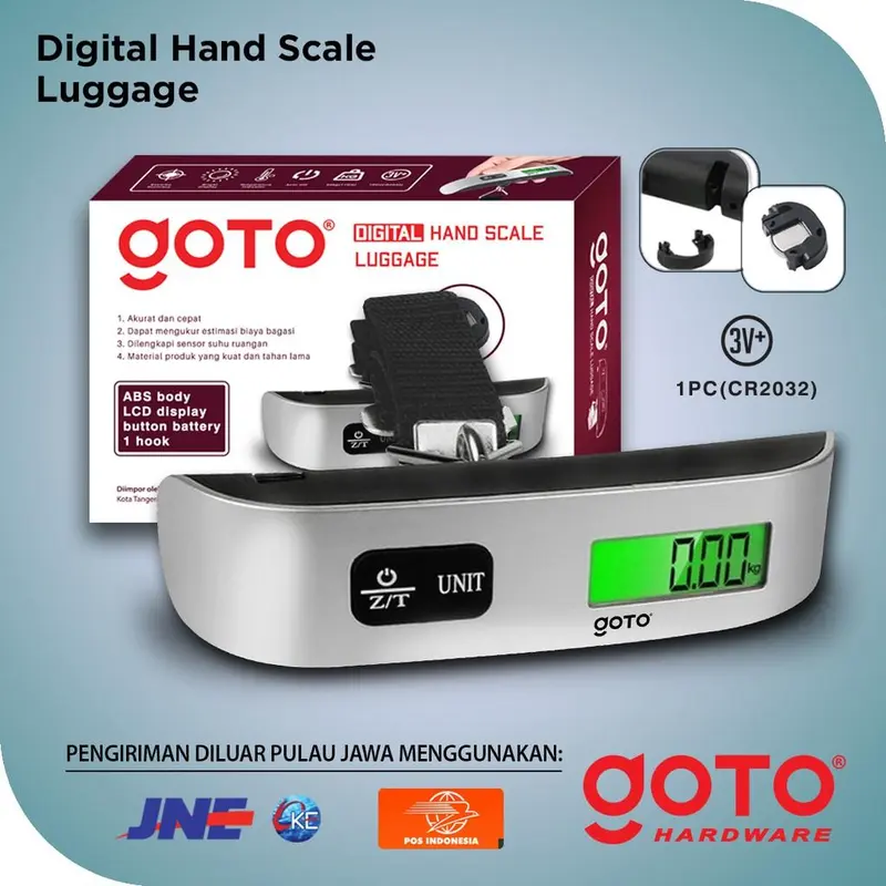 Goto Timbangan Koper Tas Digital Luggage Scale Bagasi Gantung Travel 50 Kg 0