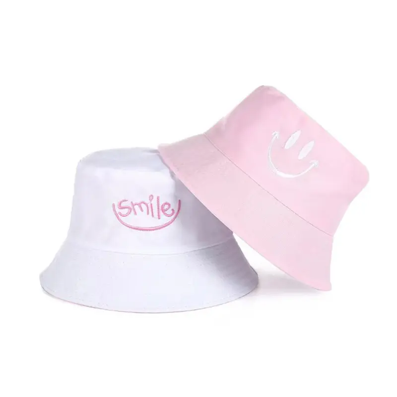 Mũ Bucket Thêu, Unisex, Dành Cho Nữ, Làm Bằng Bông, Mũ Hai Mặt Thích Hợp Để Câu Cá Trên Bãi Biển, Mũ Chống Nắng 7