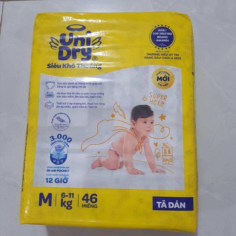  Combo 2 gói tã dán Unidry S54 M46 L40 
