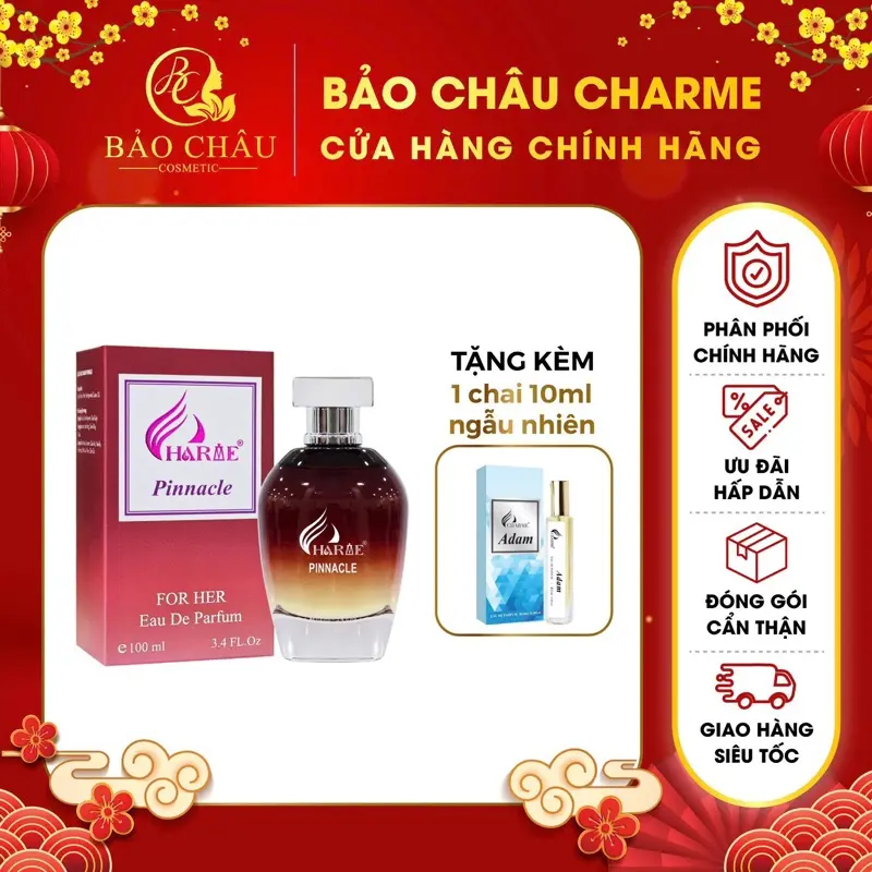 Pinacle  Charme nước Hoa Nữ 100ml Perfume Cosmetic Xịt Thơm Women
