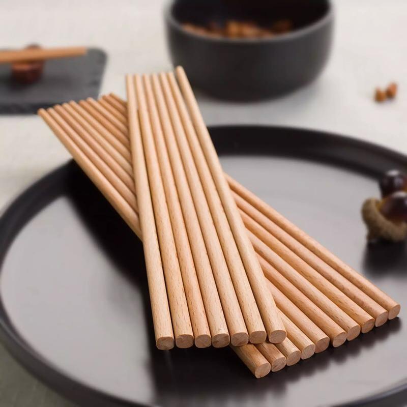  Bộ 10 đôi Đũa Gỗ Lê Vân chính hãng - Hàng Việt Nam Chất Lượng Cao 
