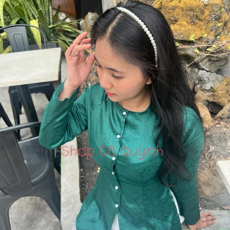  SET BỘ BÀ BA GẤM HOA ĐÁ SANG ĐẸP Nữ Áo boukem 