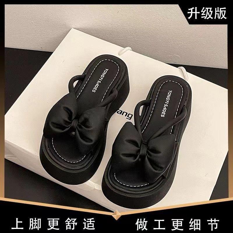 Product Introduction of Dép, Phong Cách Hàn Quốc, Dễ Phối Đồ Và Tươi Mới, Đế Mềm, Thoải Mái, Có Nơ, Dép Lê Thoải Mái, Nóng Bỏng Trên Internet, 2025 Hàng Mới Về 4