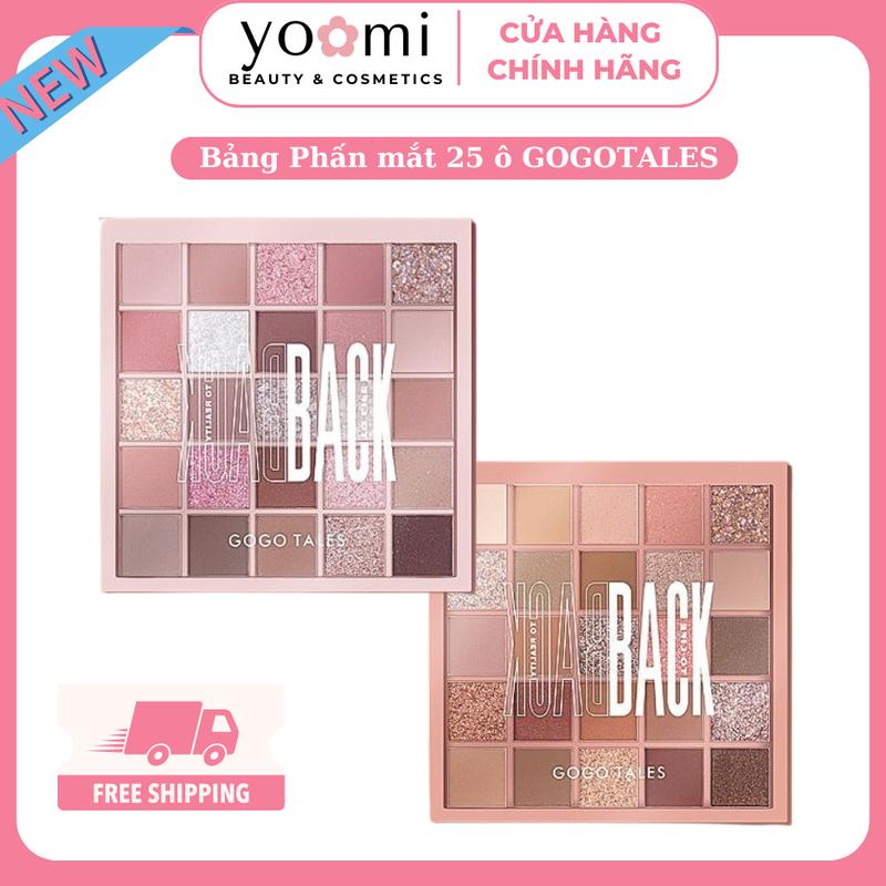 Phấn Mắt Có Nhũ Gogotales 25 Màu Lì, Bảng Phấn Mắt Nhiều Màu Bền Mịn Sáng Bóng Lâu Trôi Trang Điểm Women Nữ Cosmetic Mỹ Phẩm bảng  mắt joocyee 12 phấn  mắt bảng mắt  back back phấn  mắt bang  mat