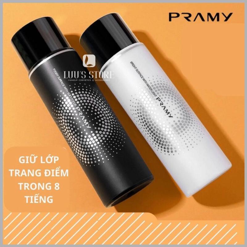 PRAMY Xịt cố định lớp trang điểm kiềm dầu lâu trôi dưỡng ẩm tiện lợi Cosmetic Nữ Women Mỹ Phẩm settingspray x ị
