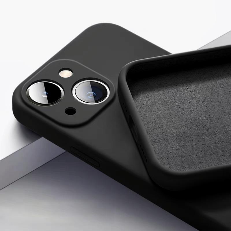 Vỏ silicon lỏng mềm hình vuông Orignal sang trọng cho iPhone , 11, 12, 13, 14 Pro Max, Mini, X, XS , XR, 7, 8 Plus, SE 2020, vỏ chống sốc