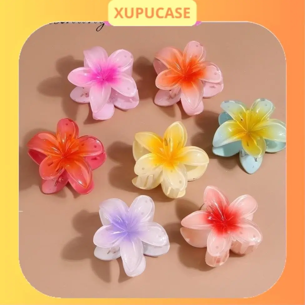Kẹp Tóc hoa sứ cao cấp size lớn 8.5cm dễ thương xynh xắn