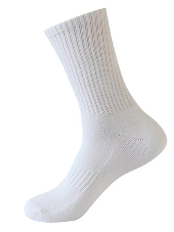Men's Cross Print Crew Socks, Casual Comfy Breathable Mid-calf Socks for Daily Wear, Men's Socks for All Seasons 4