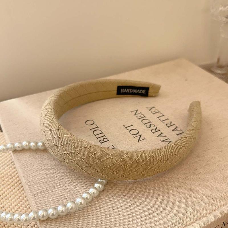 Product Introduction of South Korea Headband Female Autumn and Winter Simplicity Ins Style High Skull Top Headband High Sense Hair Accessories Hair Tie Hairband Hairpin 10