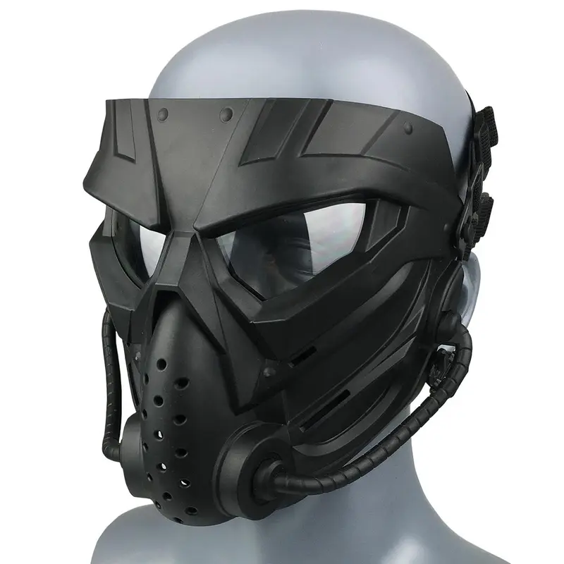 Tactical Mask, 1 Count Full Face Protective Mask with Adjustable Strap, Tactical Full Face Mask for Shooting Game, Self Defense Equipment Accessories 2