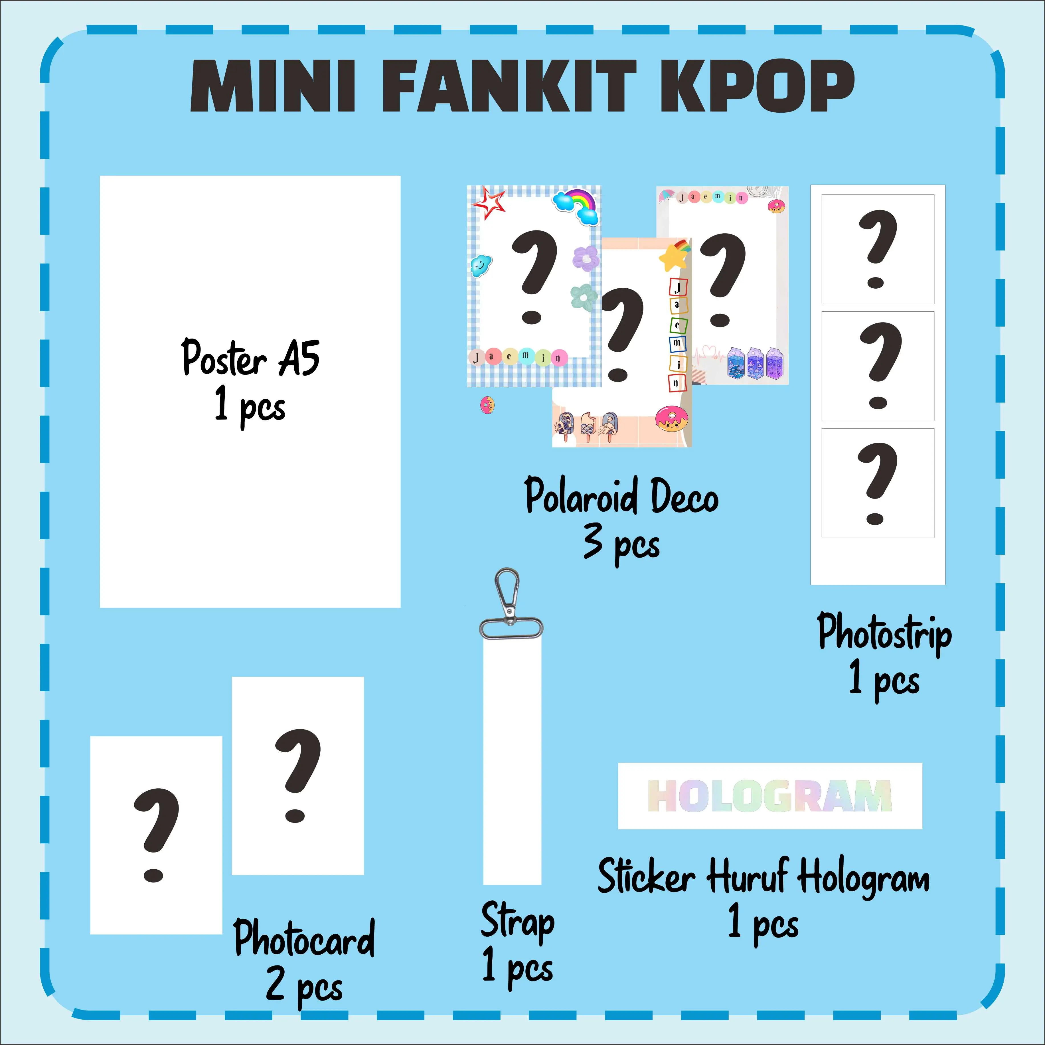 FANKIT KPOP WAYV WAY V Lengkap tersedia semua member