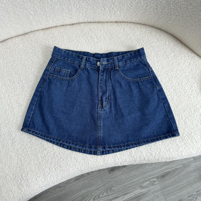 Product Introduction of Chân váy jeans bigsize nữ dáng chữ A không co giãn có quần bảo hộ dành cho nàng chuuby -CV407 36