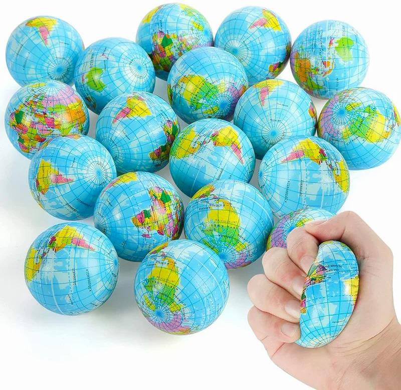 Product Introduction of Funny Squeeze Toys Stress Relief PU Foam Squeeze Ball Hand Wrist Exercise Sponge Toys Creative Gift 1