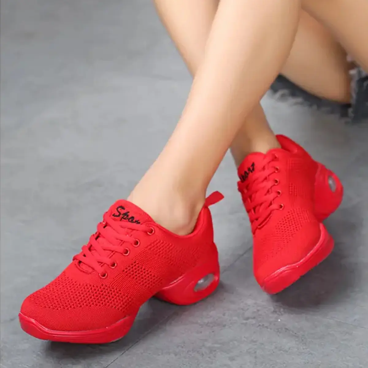 Sepatu dansa Wanita uk 36~41  sepatu line dance sneakers wanita  sepatu baru Sepatu siswa yang anti selip