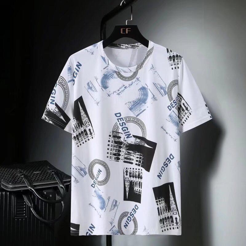 Product Introduction of Áo Thun Nam, Cổ Thuyền ngắn Tay, Thời Trang, Phong Cách Hàn Quốc, Thoải Mái, Vải Mềm, Đơn Giản Và Thời Trang, Quần Áo Nam 3