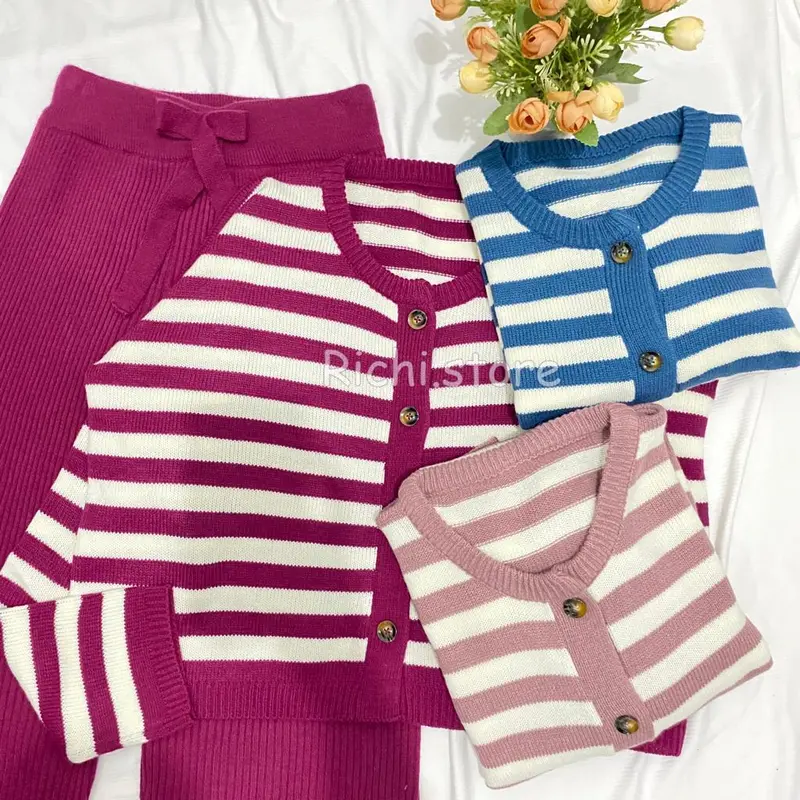 ONE SET ALEA CROP CARDY TERBARU Baju 0