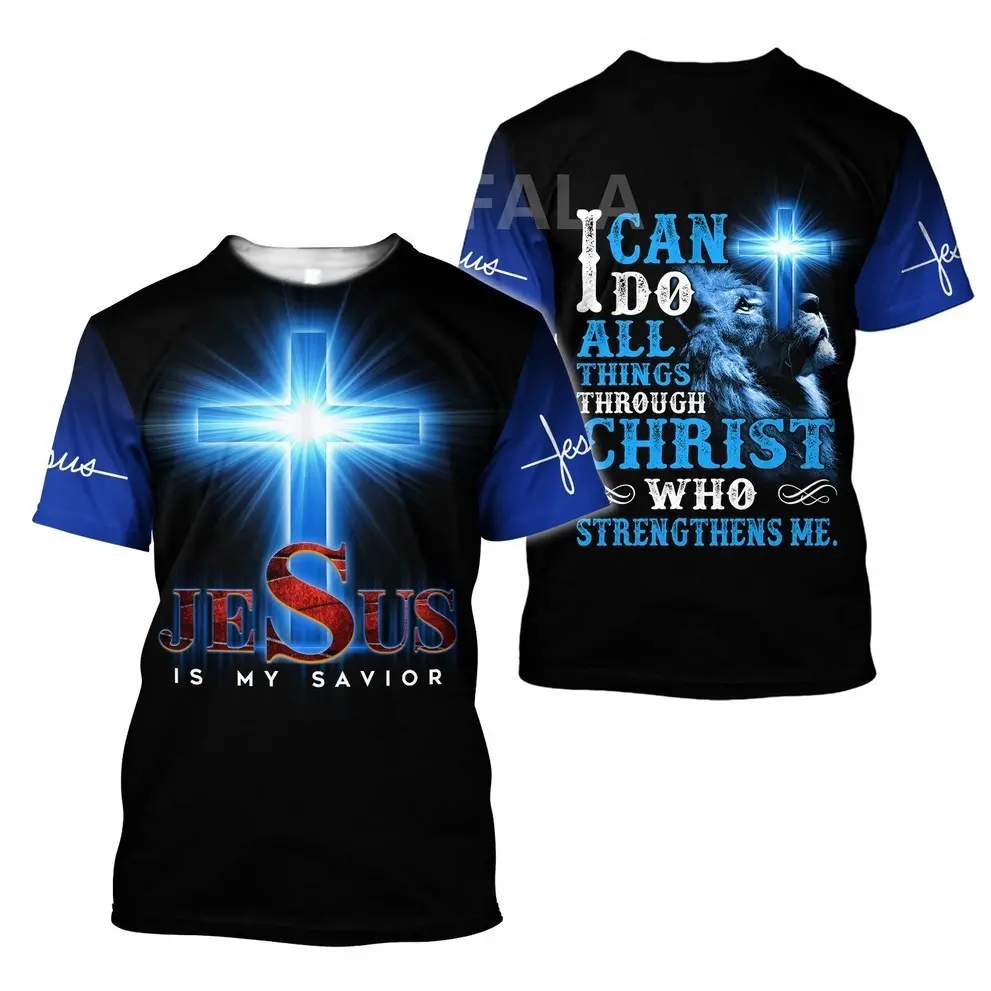 Jesus Warrior Of Christ Amen Men Women 3D All Printed T Shirts 9 Unisex Harajuku Shirt Tee Tops Menswear Lingerie Tshirt Streetwear Short Sleeve Tropical Round Neck Crewneck Casual Asian