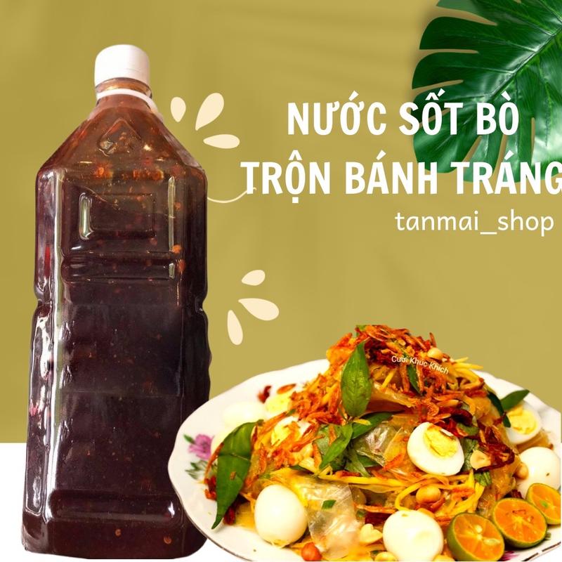 1kg Nước Sốt Bò/Nước Me Làm Bánh Tráng Trộn, Bánh Tráng Cuộn