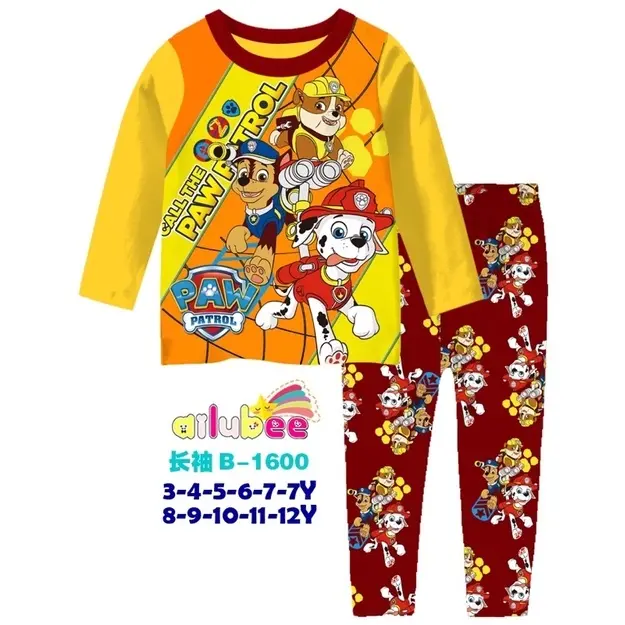 [READY] Baju Tidur Piyama Anak Laki Laki Import Ailubee A B 1600,1601 Paw Patrol Celana Kids Fashion 1