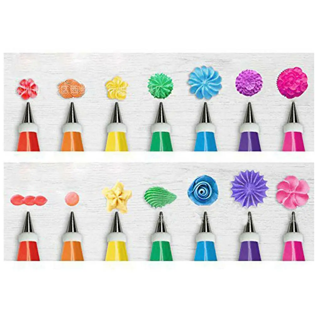 24/36/48Pcs Icing Piping Nozzles Tips Cake Sugarcraft Pastry Decor
