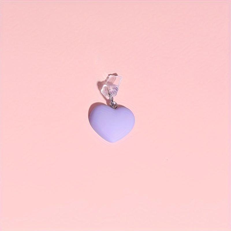 Heart Design Phone Dust Plug, Mobile Phone Dust Plug, Phone Dust Plug for iPhone & Type-C Interface Mobile Phone, Phone Accessories 6