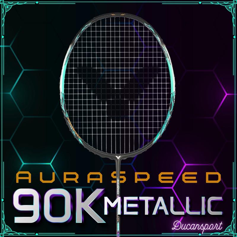 [CỰC PHẨM] Vợt cầu lông Victor AuraSpeed 90K METALLIC chính hãng + tặng cuốn cán + túi đựng vợt !