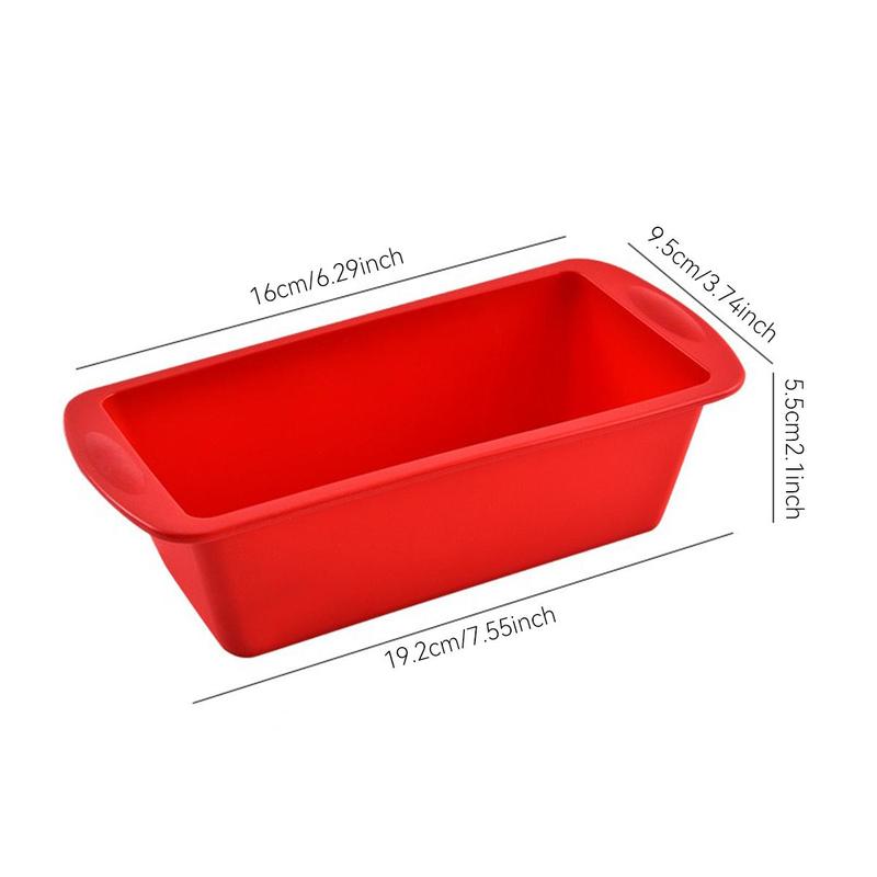 Product Introduction of Silicone Rectangle Bread Pan, 4pcs/set Non-stick Bread Baking Pan, Bread Making Tool, Oven Accessories, Kitchen Accessories 2
