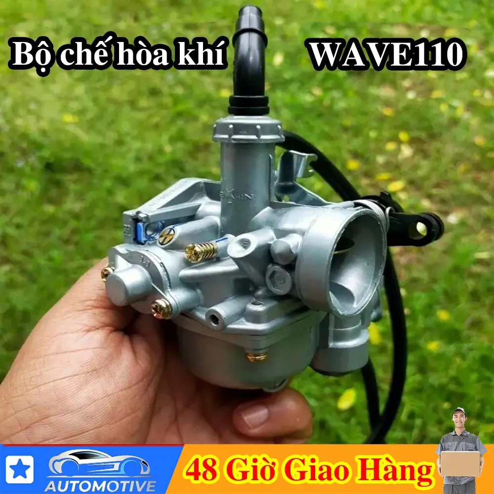 Bộ Chế Hòa Khí KAFADAI THÁI LAN Cho Xe Máy Dream/Wave 100cc (Bình Xăng) BH624 Bền Bỉ Hiệu Quả