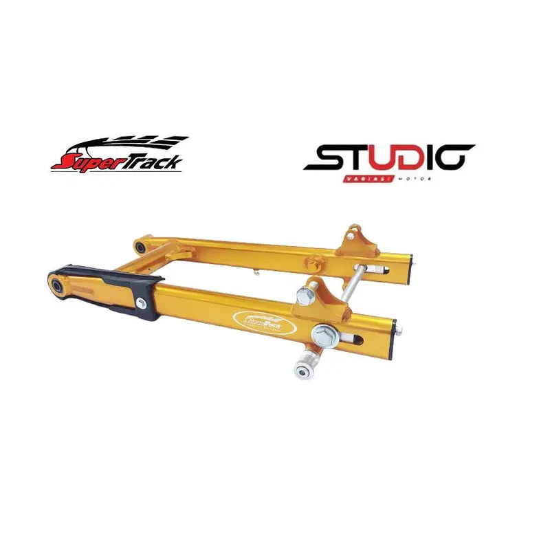 Swing Arm Supertrack Gen 2 Motor Supra X Supra Fit Lama Legenda Astrea Grand Bulus Sabit Garpu Belakang plus Baut - Universal Sepeda Motor Motorcycle 4