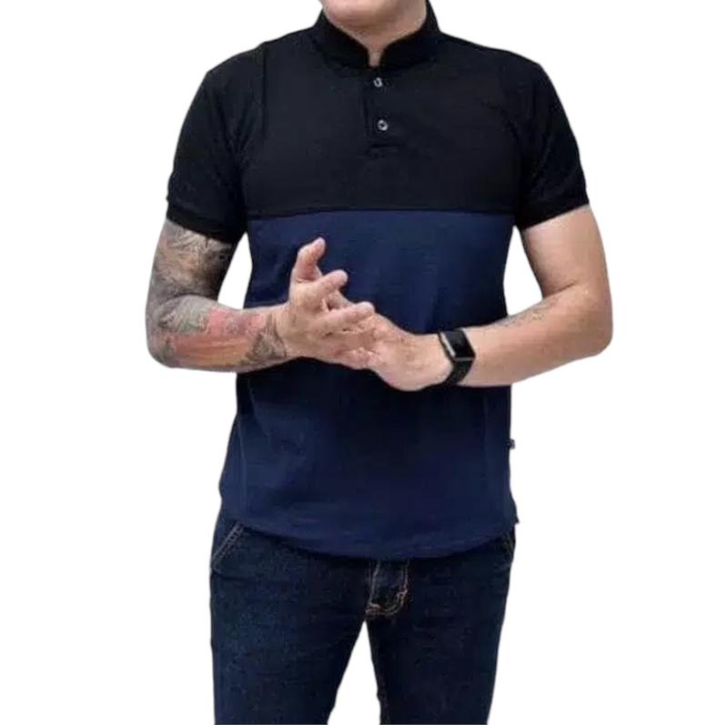 Product Introduction of Baju kaos kerah SIX pria dewasa / kaos kerah kombinasi / kaos kerah Quality premium Katun Polo Distro 6